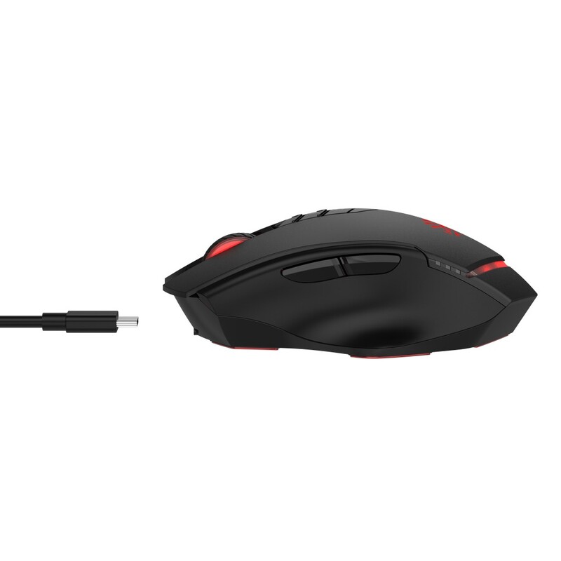 Мышь беспроводная Bloody R80 Plus Black