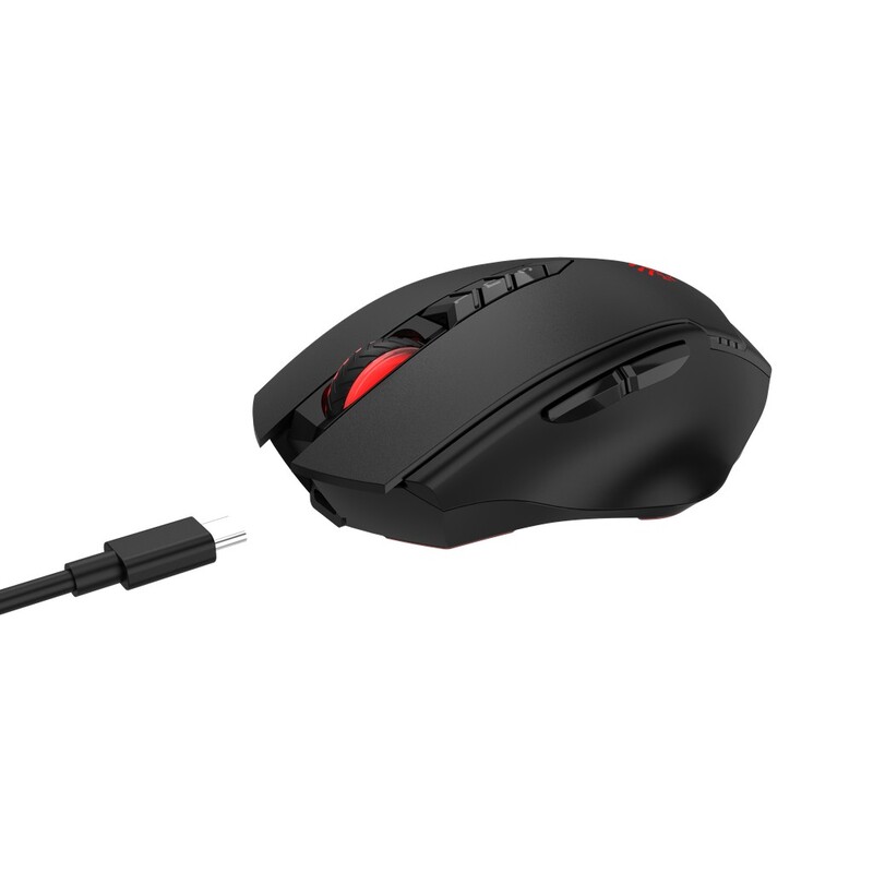 Мышь беспроводная Bloody R80 Plus Black