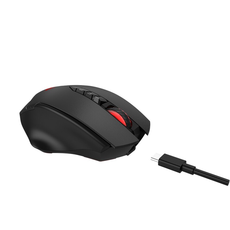 Мышь беспроводная Bloody R80 Plus Black