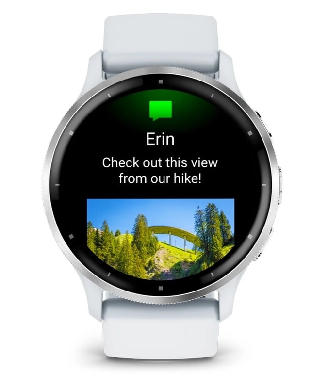 Смарт-часы Garmin Venu 3 Silver Stainless Steel Bezel with Whitestone Case and Silicone Band (010-02784-00)