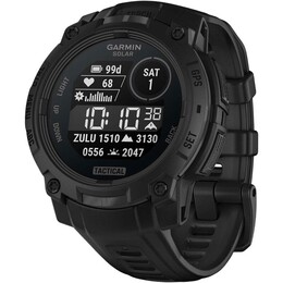 Смарт-часы Garmin Instinct 3 45mm Tactical Solar Black with Black Silicone Band (010-02934-50)