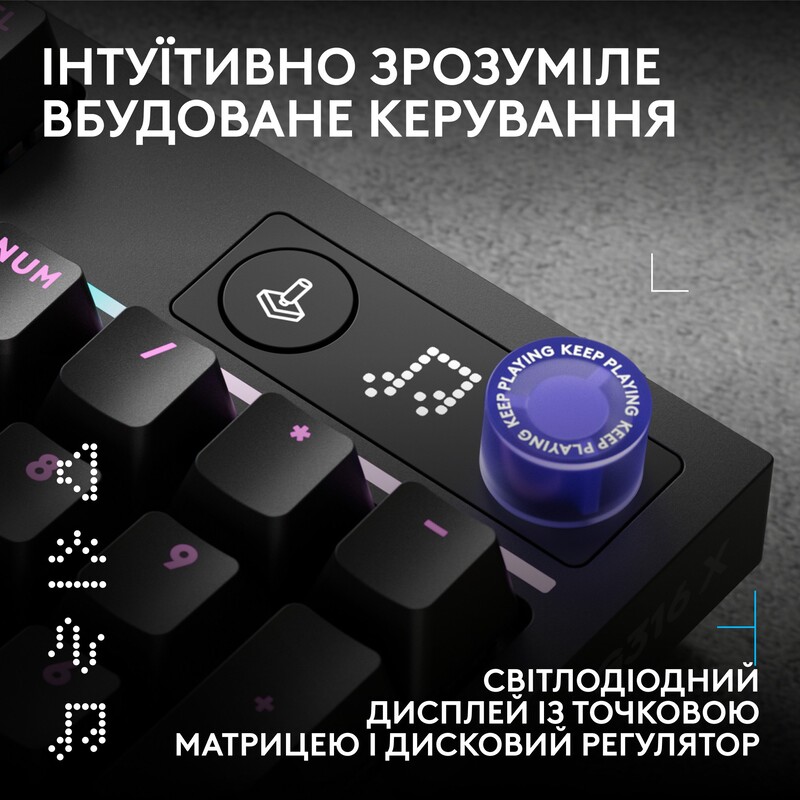 Клавiатура Logitech G316 X 98 Black (920-014205)