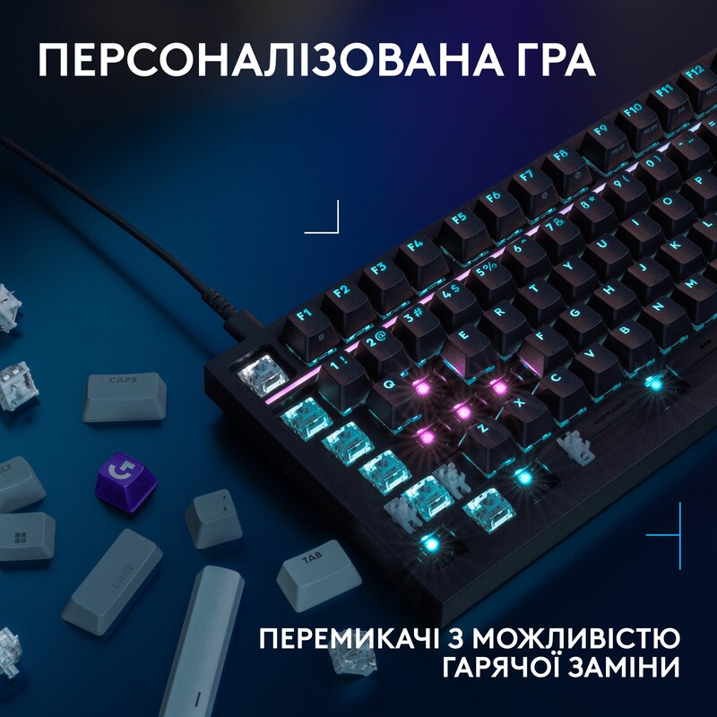 Клавiатура Logitech G316 X 98 Black (920-014205)