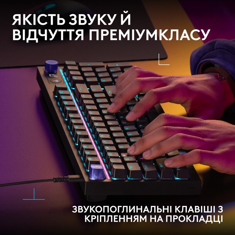 Клавiатура Logitech G316 X 98 Black (920-014205)