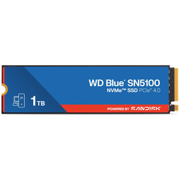 Накопичувач SSD 1TB WD Blue SN5100 M.2 2280 PCIe 4.0 x4 3D NAND QLC (WDS100T5B0E)