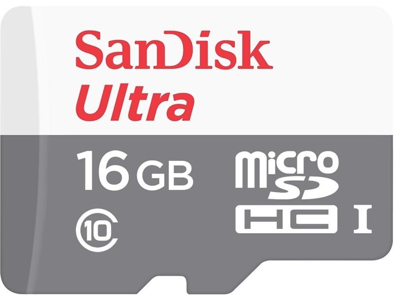 Карта пам`ятi MicroSDHC 16GB UHS-I Class 10 SanDisk Ultra (SDSQUNS-016G-GN3MN)