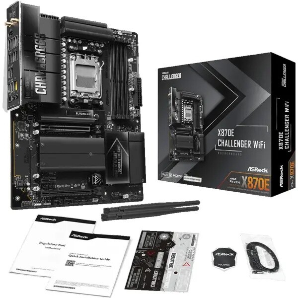Материнская плата ASRock X870E Challenger WiFi Socket AM5