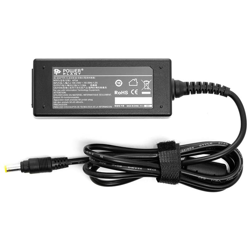 Блок живлення PowerPlant для ноутбука HP 220V, 19V 30W 1.58A, 4.8х1.7мм (HP30F4817)