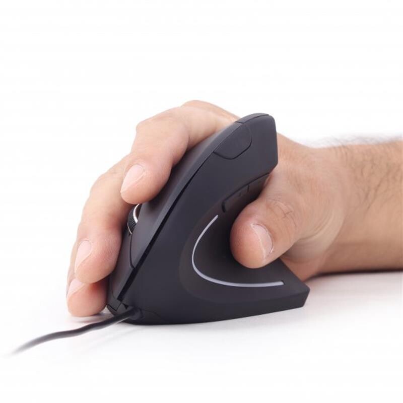 Мишка Gembird MUS-ERGO-01 Black USB