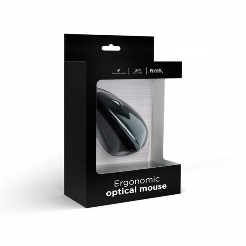 Мишка Gembird MUS-ERGO-01 Black USB