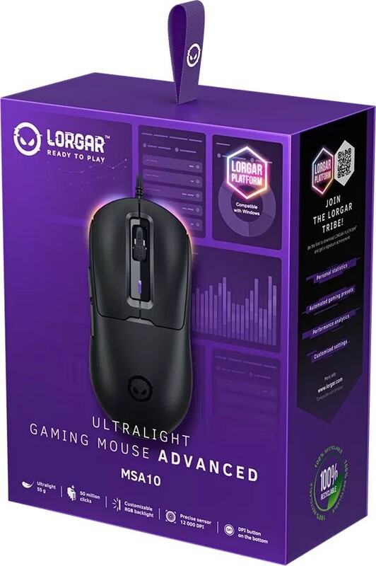 Миша Lorgar Advanced MSA10 Wired USB Black (LRG-MSA10-BK)