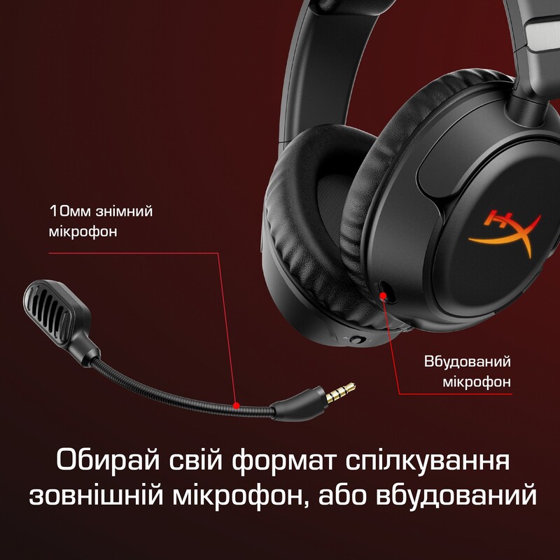 Bluetooth-гарнитура HyperX Cloud Flight 2 Wireless Black (B5VC4AA)
