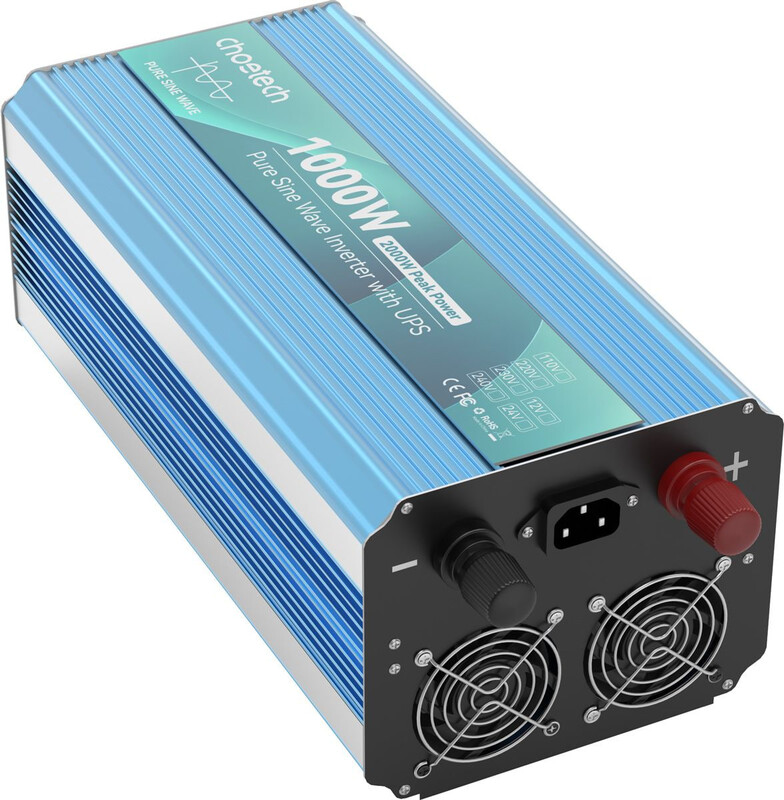 Автомобільний інвертор Choetech INV-C1000WUPS-EU 2000W
