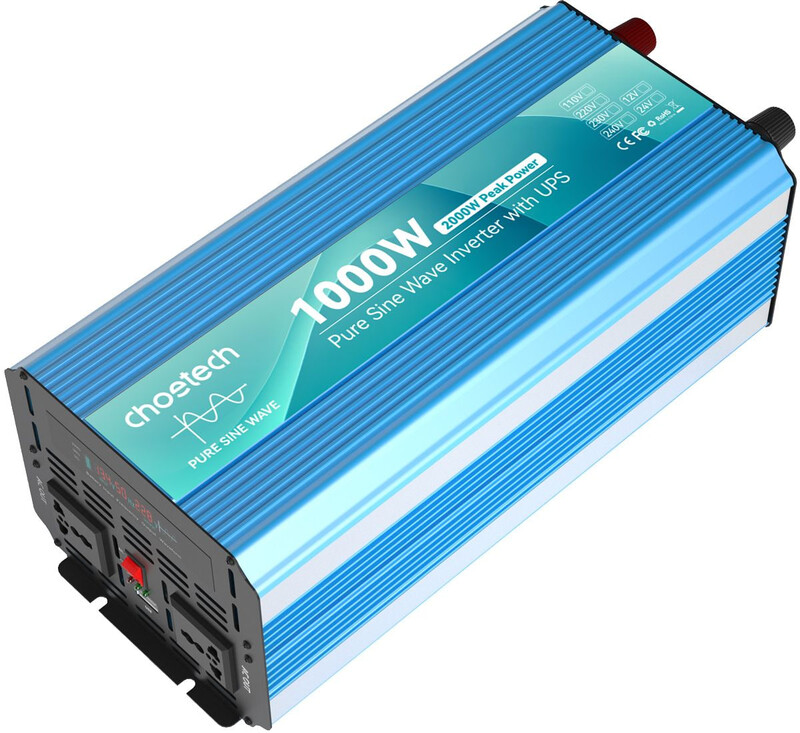 Автомобільний інвертор Choetech INV-C1000WUPS-EU 2000W