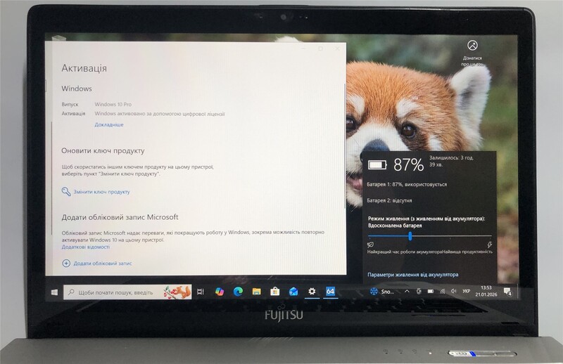 Ноутбук Fujitsu LifeBook S936 / 13.3" FullHD IPS Touch / i5-6300U / 8GB / 256GB SSD / Win10Pro / Backlight - Б/в