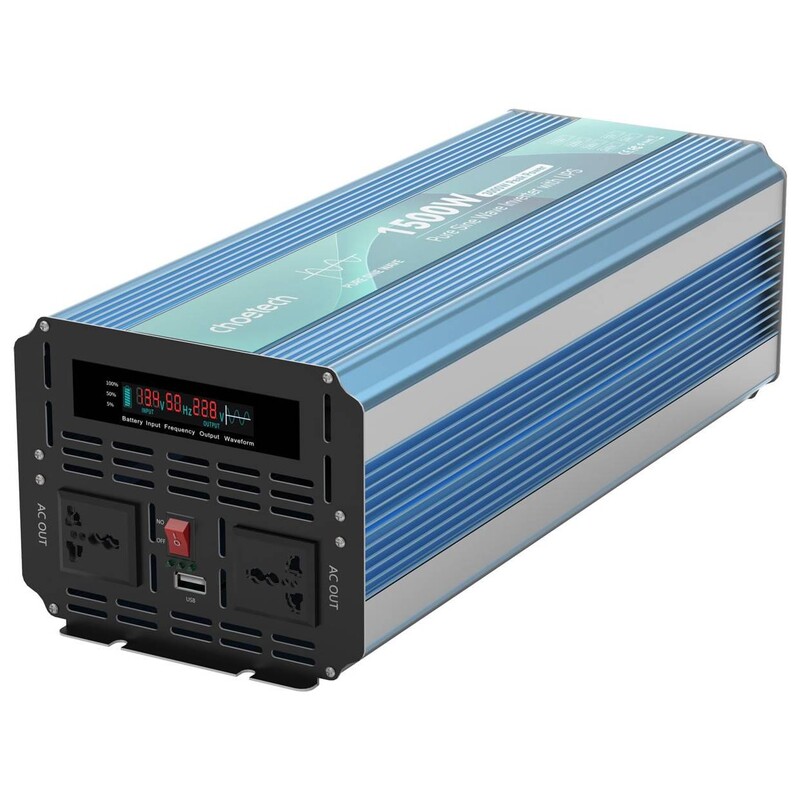 Автомобильный инвертор Choetech INV-C1500WUPS-EU 3000W