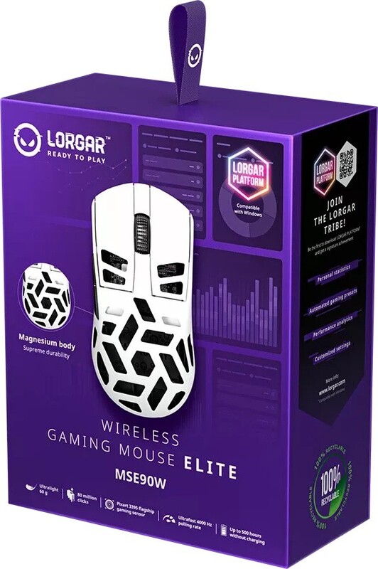 Мышь Lorgar Elite MSA90W Wireless White (LRG-MSE90W-WH)