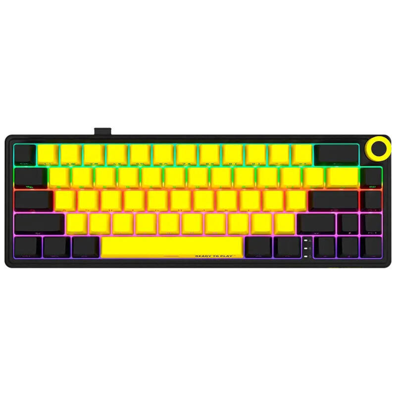 Клавиатура Lorgar Pro KBP70MW Wireless Yellow (LRG-KBP70MW-YL-US)