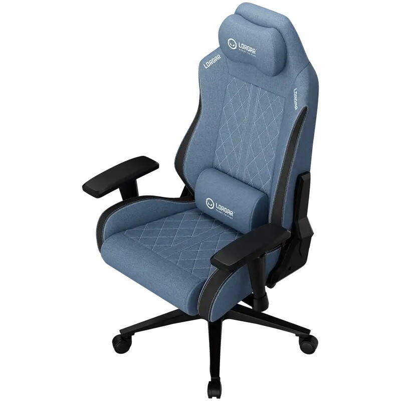 Кресло для геймеров Lorgar Pro CHA41 White/ Blue (LRG-CHA41-BL)