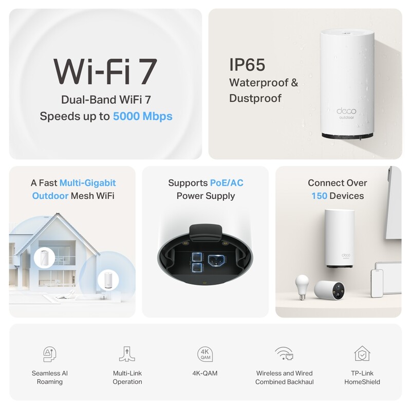 WiFi Mesh-система TP-Link Deco BE25-Outdoor (1-pack)