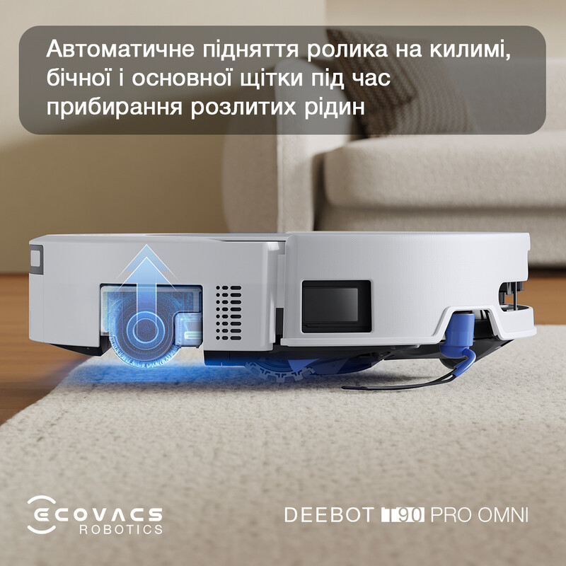 Робот-пилосос Ecovacs Deebot T90 Pro Omni White (DEX95)