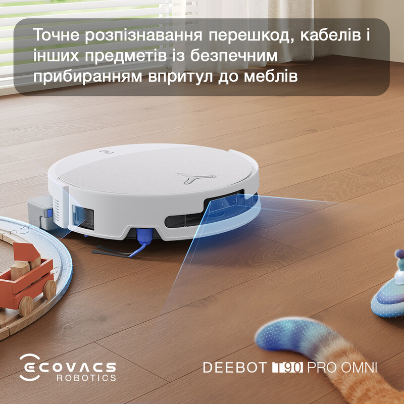 Робот-пилосос Ecovacs Deebot T90 Pro Omni White (DEX95)