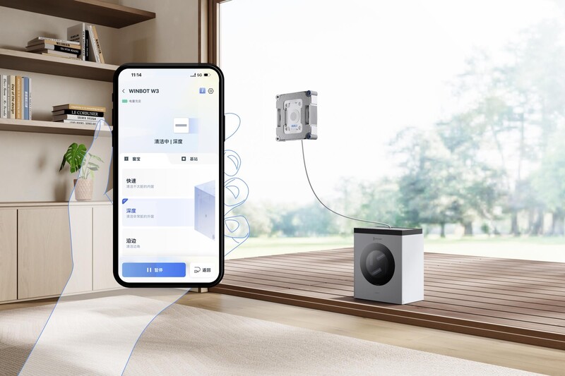 Робот для мытья окон Ecovacs Winbot W3 Omni (WG858-07)