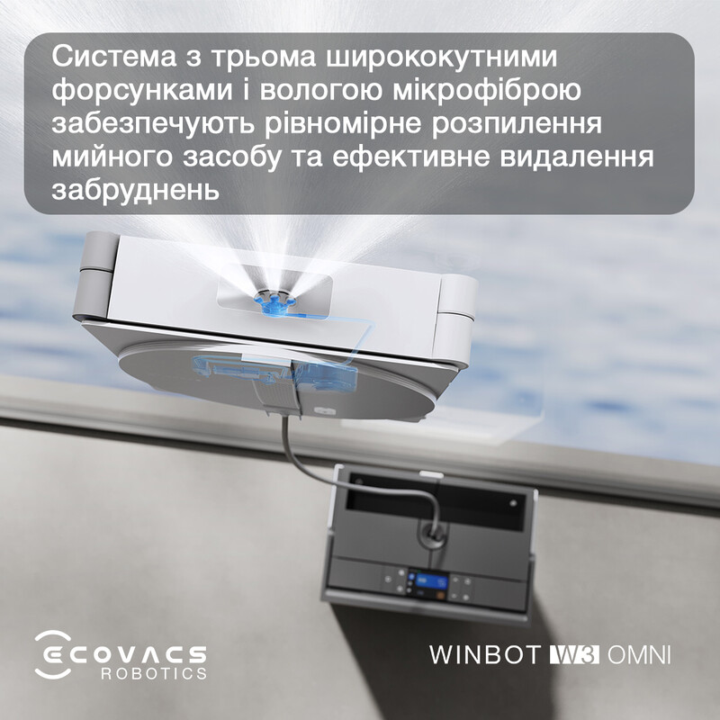 Робот для мытья окон Ecovacs Winbot W3 Omni (WG858-07)