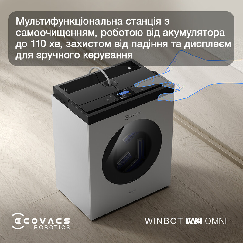 Робот для мытья окон Ecovacs Winbot W3 Omni (WG858-07)