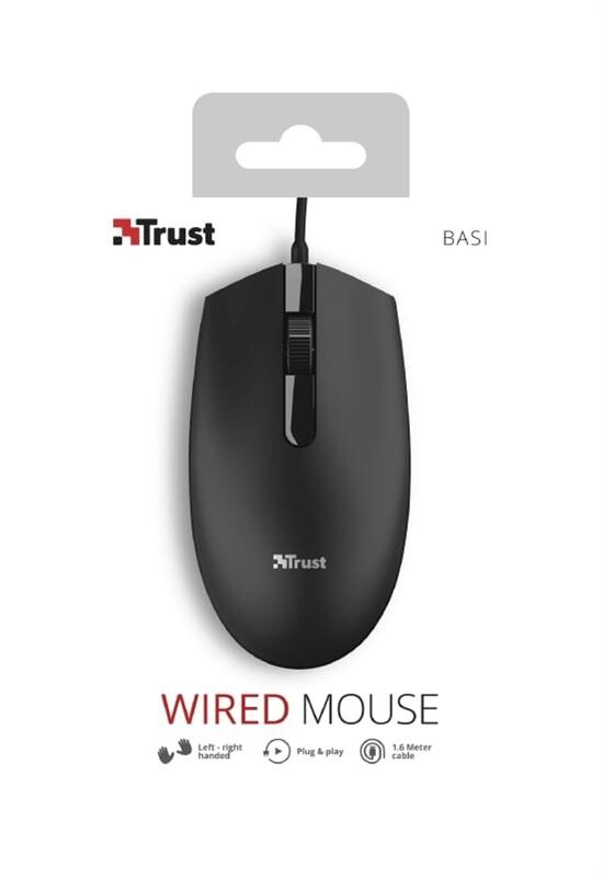 Мышь Trust Basi Black (24271)
