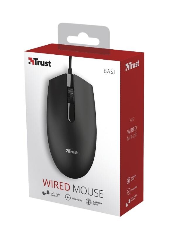Мышь Trust Basi Black (24271)