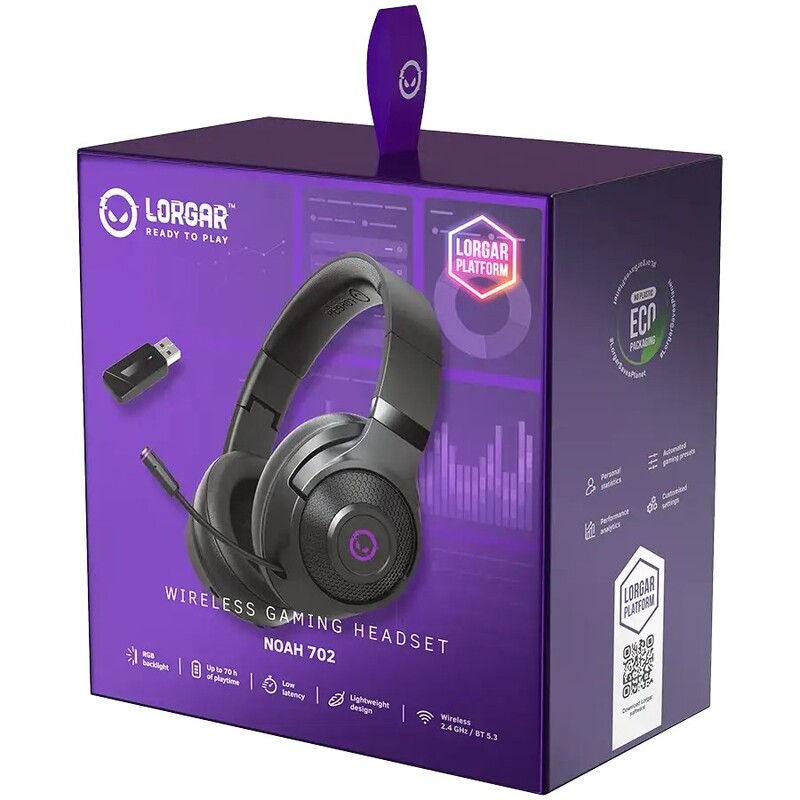 Гарнітура Lorgar Noah 702 Black (LRG-GHS702)