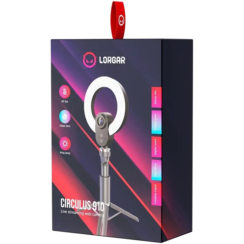 Веб-камера Lorgar Circulus 910 Black/White (LRG-SC910)