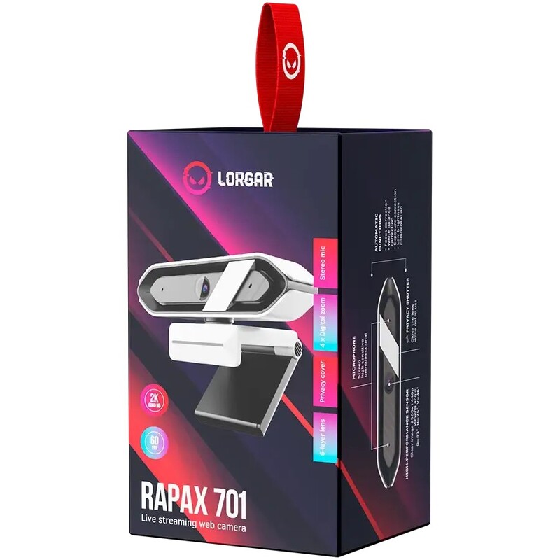 Веб-камера Lorgar Rapax 701 White (LRG-SC701WT)