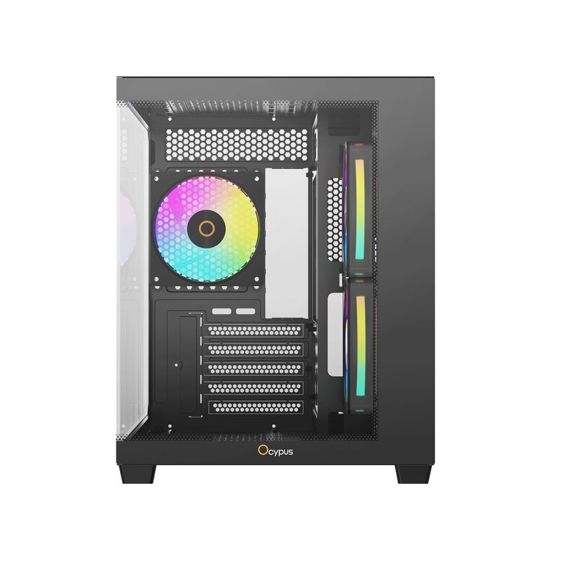 Корпус Ocypus Gamma C54 ARGB Black (GAMMA-C54-BKD300XX-GL)