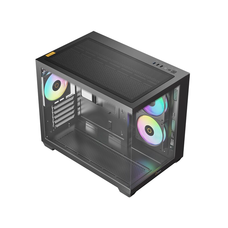 Корпус Ocypus Gamma C54 ARGB Black (GAMMA-C54-BKD300XX-GL)