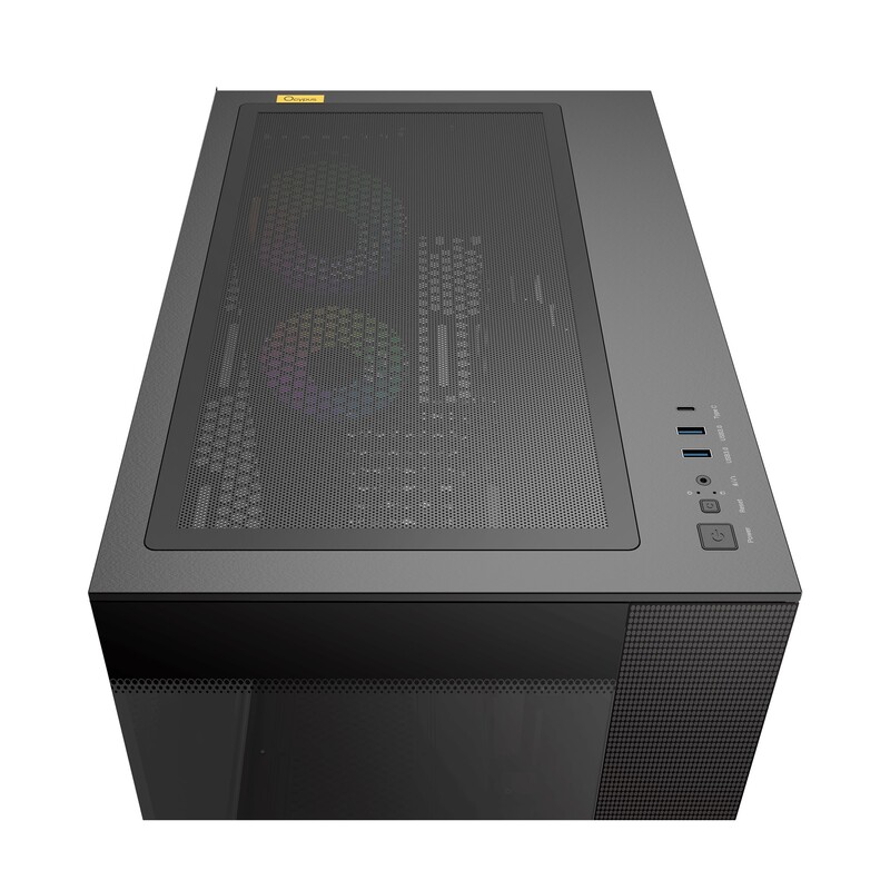 Корпус Ocypus Delta C74 ARGB Black (DELTA-C74-BKD200XX-GL)