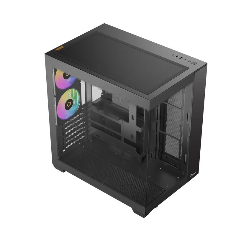 Корпус Ocypus Delta C74 ARGB Black (DELTA-C74-BKD200XX-GL)