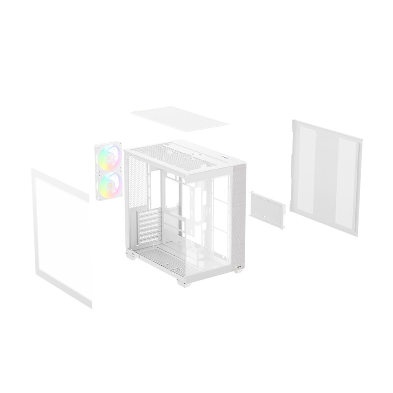 Корпус Ocypus Delta C74 ARGB White (DELTA-C74-WHD200XX-GL)