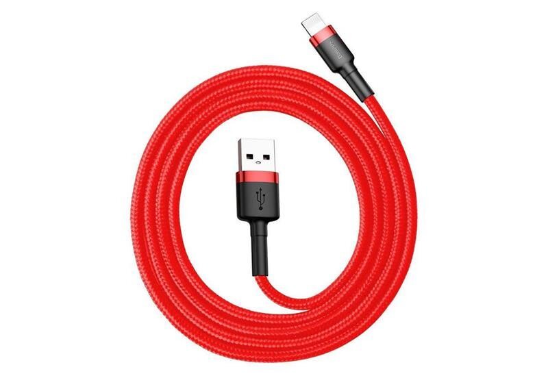 Кабель Baseus Cafule USB-Lightning, 1м Red-Red (CALKLF-B09)
