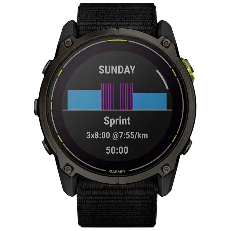 Смарт-годинник Garmin Enduro 3 Black (010-02751-01)