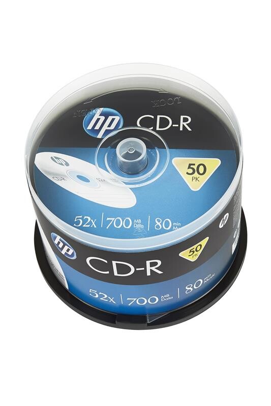 CD-R HP (69307 /CRE00017-3) 700MB 52x, шпиндель, 50 шт
