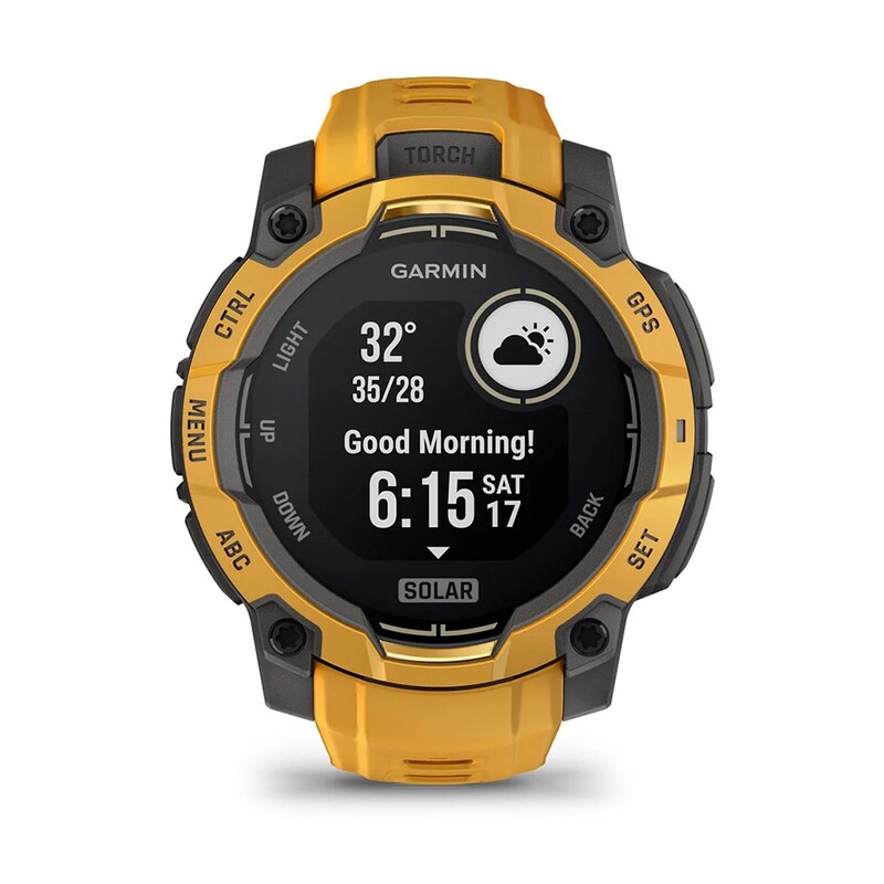 Смарт-часы Garmin Instinct 3 Sunburst/Gray (010-02934-02)