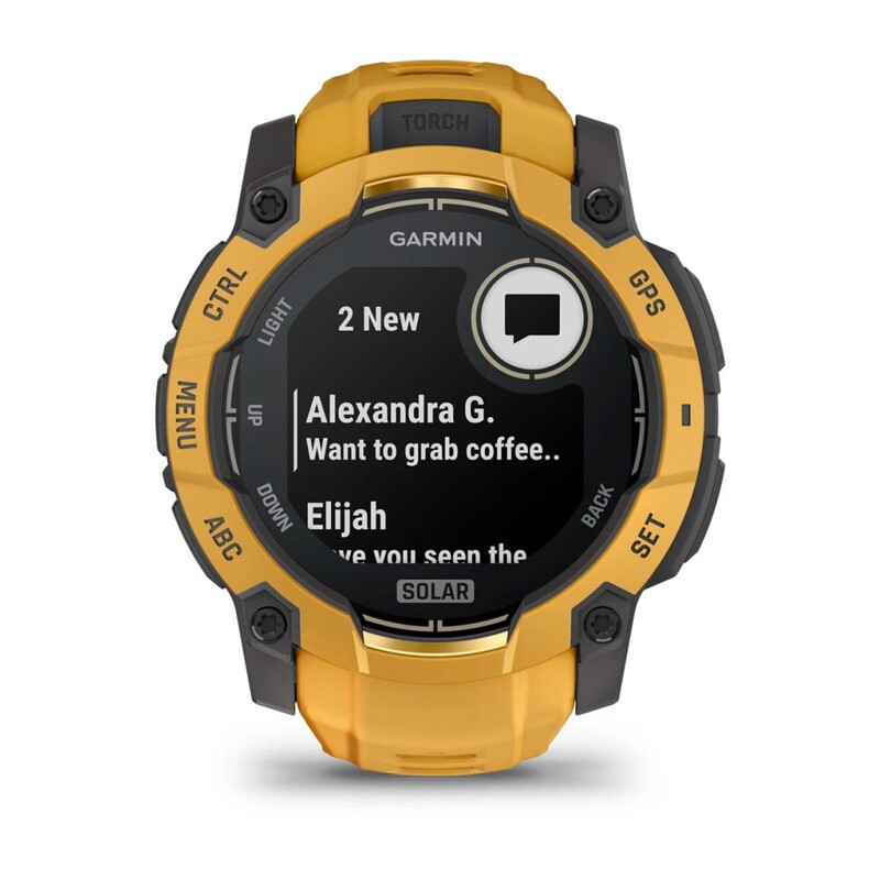 Смарт-часы Garmin Instinct 3 Sunburst/Gray (010-02935-02)