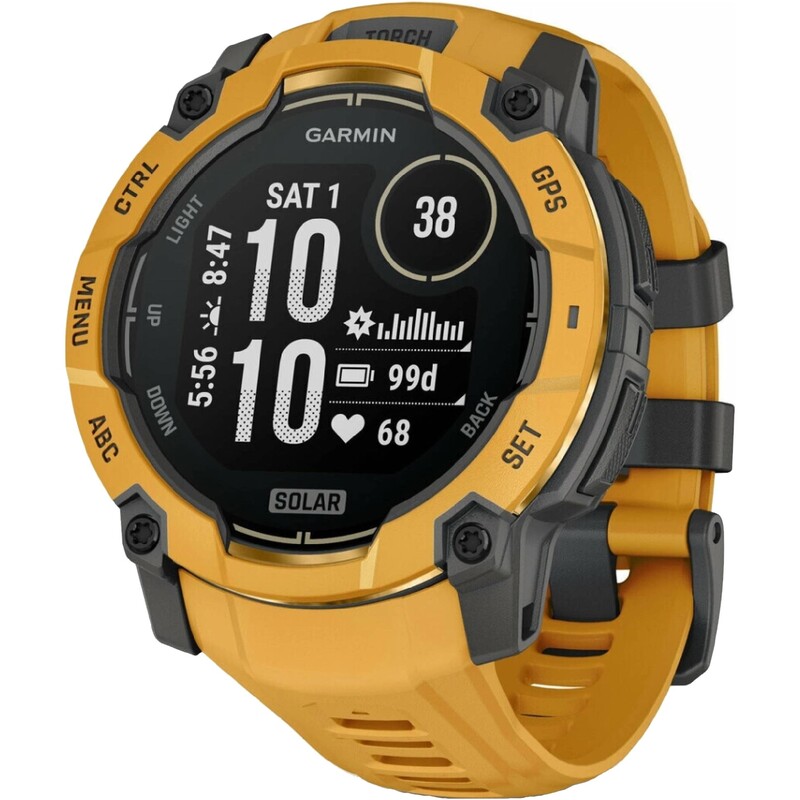 Смарт-часы Garmin Instinct 3 Sunburst/Gray (010-02935-02)
