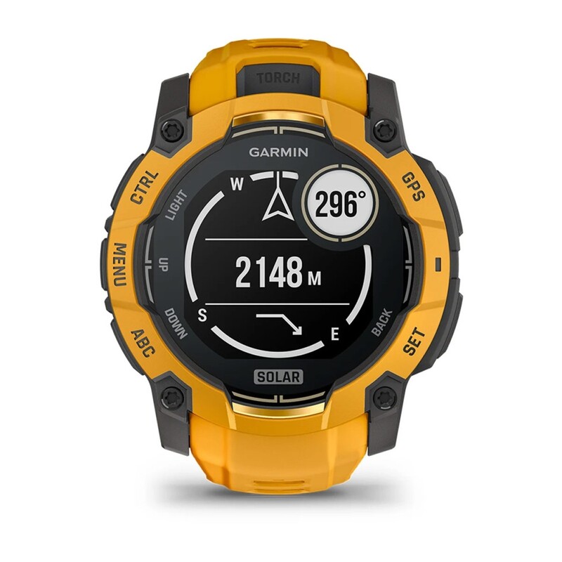 Смарт-часы Garmin Instinct 3 Sunburst/Gray (010-02935-02)