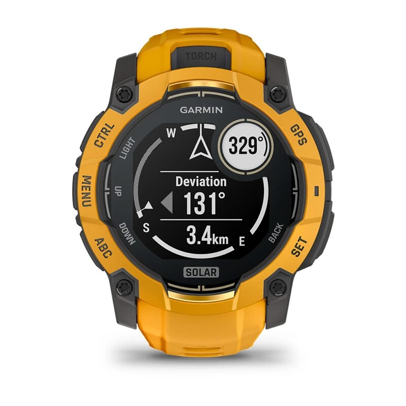 Смарт-часы Garmin Instinct 3 Sunburst/Gray (010-02935-02)