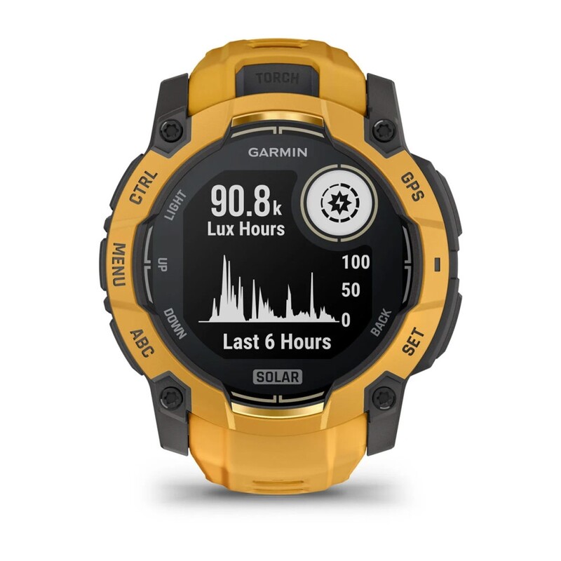 Смарт-часы Garmin Instinct 3 Sunburst/Gray (010-02935-02)