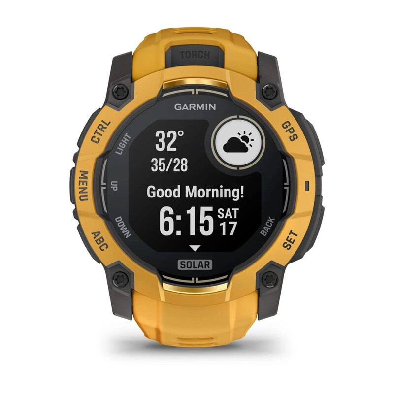 Смарт-часы Garmin Instinct 3 Sunburst/Gray (010-02935-02)