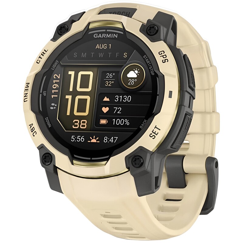 Смарт-часы Garmin Instinct 3 Citrine/Gray (010-02936-02)